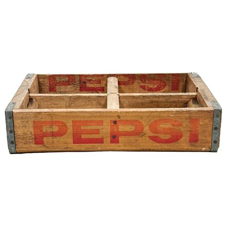 Vintage Pepsi Wooden Crate