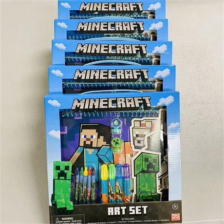 6 Minecraft Art Sets