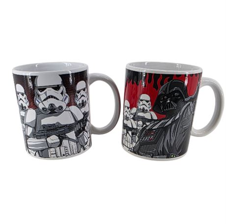 Two Large Size, Star Wars, Coffee Mugs