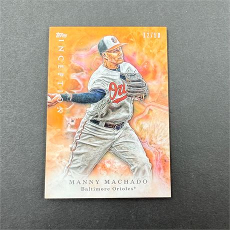 2017 Topps Inception Manny Machado LE/50