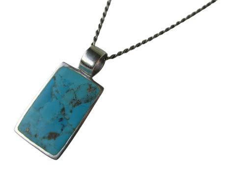 Turquoise 925 Sterling Silver Chain Necklace