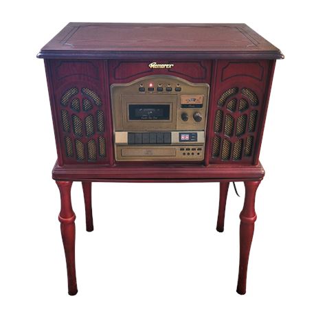 Memorex Model: 9215M Phonograph w/ AM/FM Radio, Cassette & CD Player