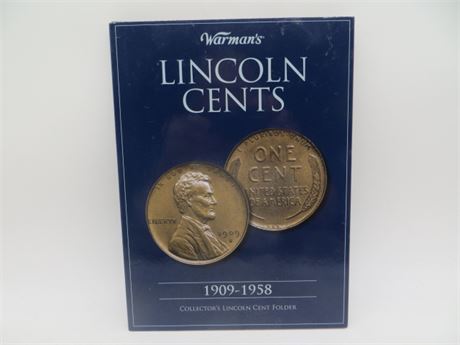 Warman's Lincoln Cents Book w/a Few Lincoln Cents