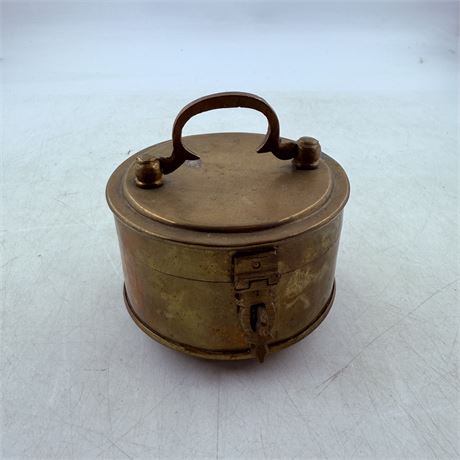 Vintage / Antique Brass Trinket Box