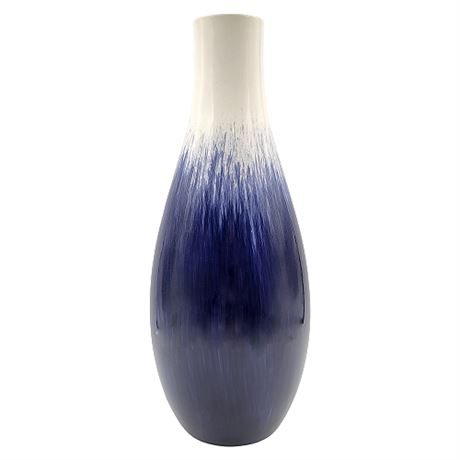 Casa Decor Blue & White Ceramic Vase