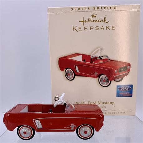1964 1/2 Ford Mustang Kiddie Car Classics Hallmark Holiday Ornament