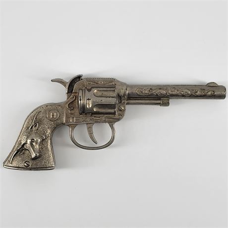 Vintage Hubley Single Shot Texas Die Cast Cap Gun Toy