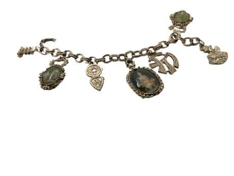 Vintage Asian charm bracelet