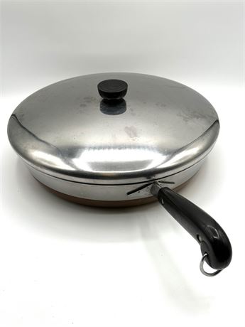 Large Revereware Frying Pan and Large Pan