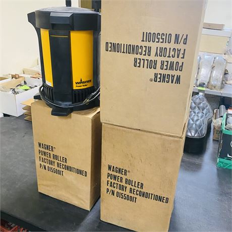 4 NOS Wagner Power Rollers - Factory Reconditioned