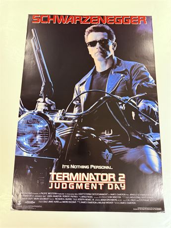 Terminator 2 Rolled 27x40 Movie Poster