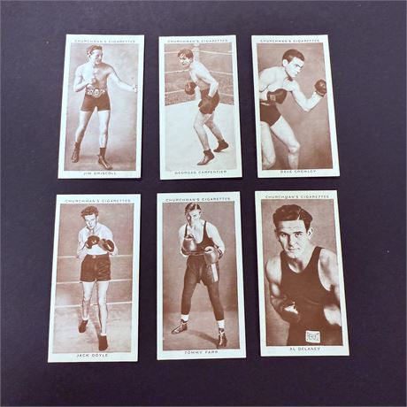 1938 Churchman’s Tobacco Boxing Lot