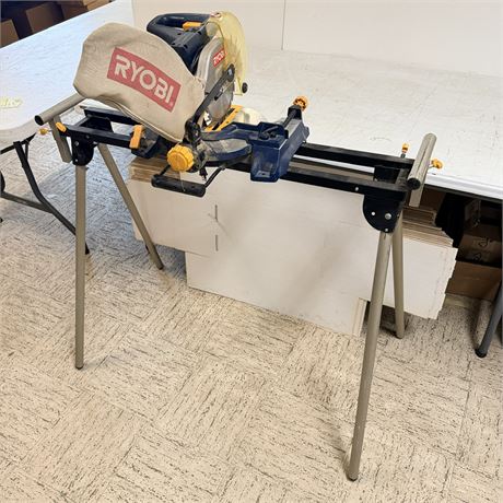 Ryobi Miter Saw with Stand