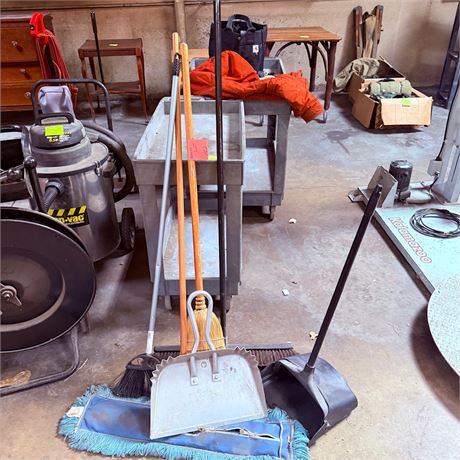 Broom + Cleaning Lot