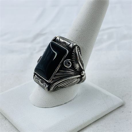 24g Spencer Navajo Sterling Ring Size 10.5