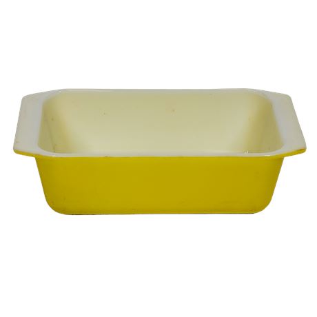 Pyrex 1956 Bright Yellow 913 8.5" x 4.5"x 2.5" Loaf Ovenware