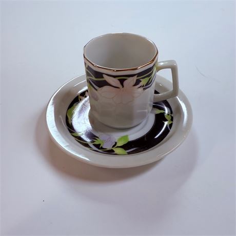 Vintage Porcelain Teacup & Saucer