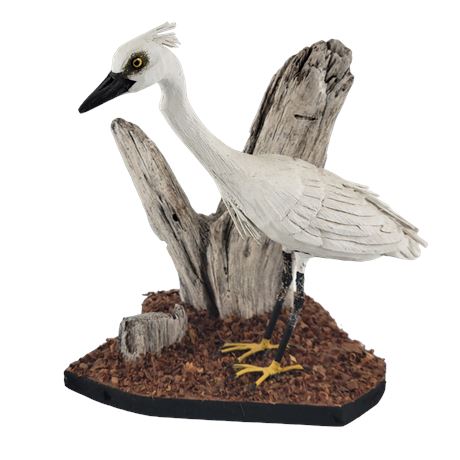 Stan Sparre "Cape Cod" Hand Carved Wooden Egret