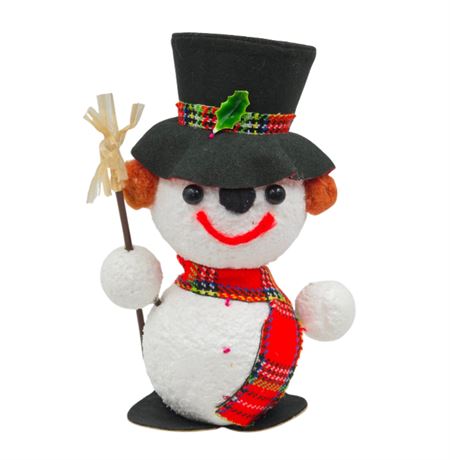 VTG Styrofoam & Felt, Snowman Decoration
