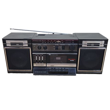 Sanyo AM/FM Stereo Radio Cassette Recorder M9712