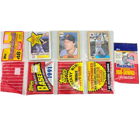 Topps lot of Baseball Cards--1994, 1987, 1991