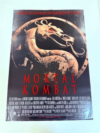 Mortal Kombat Original Rolled 27x40 Movie Poster