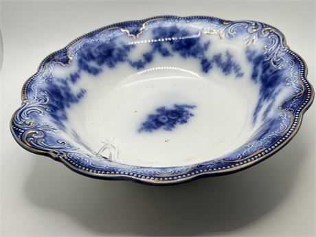 Flo blue veggie serving bowl