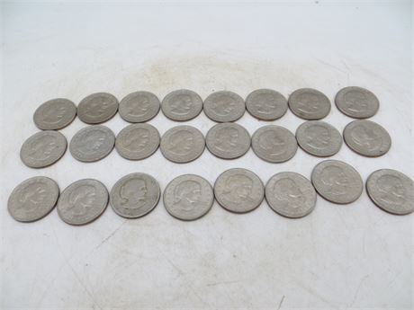 24 Susan B Anthony $1 Coins