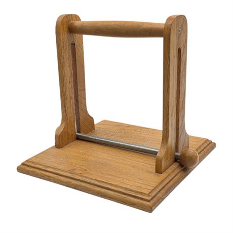 Outdoor Solid Wood Napkin Holder with Weight Bar