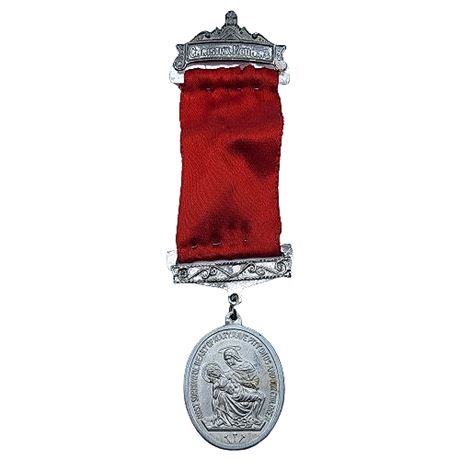 Vintage Christian Mothers Ribbon Medal
