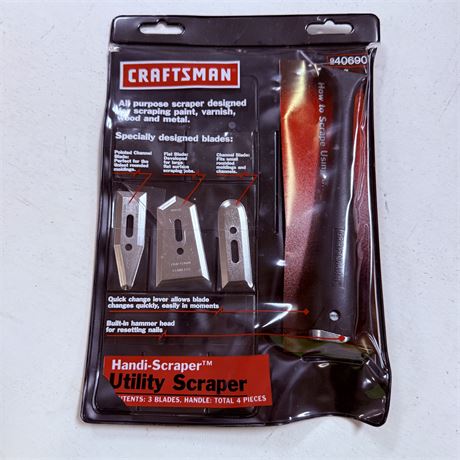 Craftsman Utility Scraper