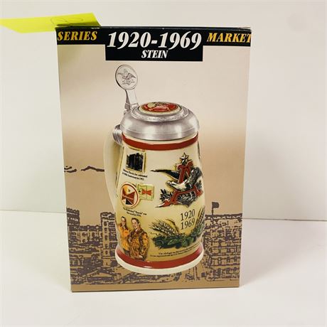 Budweiser 1920-69 Marketing Milestones Stein Mint in Orig Box