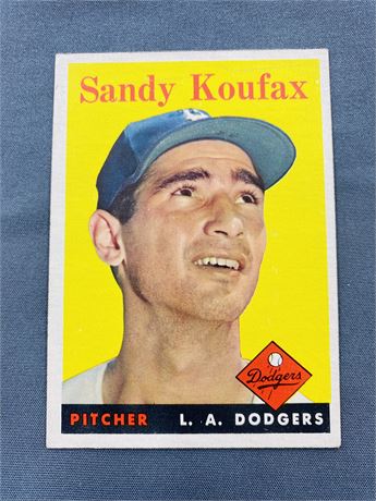 1958 Topps Sandy Koufax Card