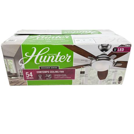 NIB Hunter LED Contempo Ceiling Fan