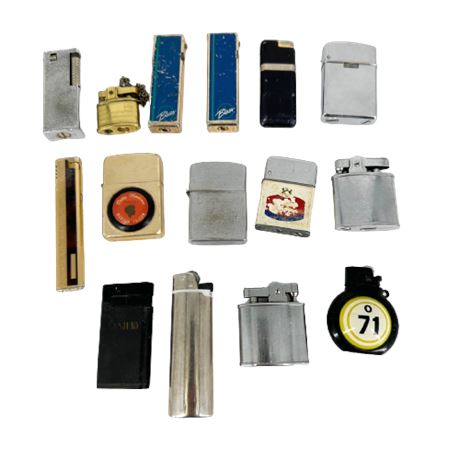 Collection of Vintage Pocket Lighters