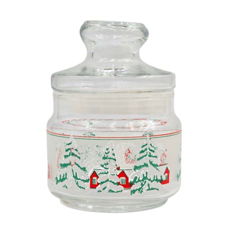 VTG Glass Candy Jar