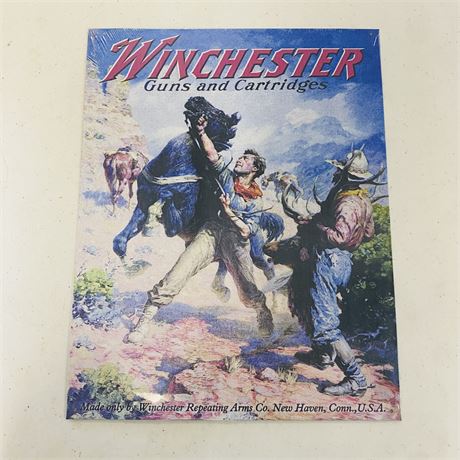 Winchester 12.5x16” Metal Retro Sign