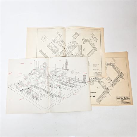 Vintage SOHIO Building/Floor Plans