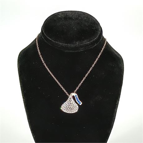 925 Silver JCM Chain with Hershey's Kisses Pendant/Charm