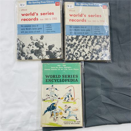 Vtg World Series Books