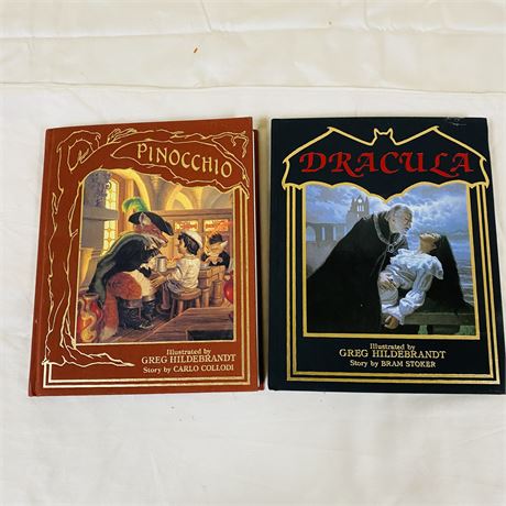 Hardcover Illustrated Dracula + Pinocchio