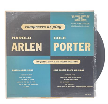 1967, Harold Arlen, Cole Porter "Composers at Play"
