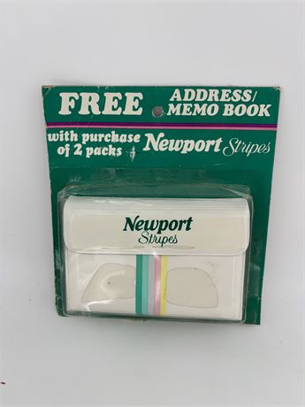 Newport Stripes Address / Memo Book