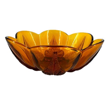Anchor Hocking "Renaissance" Amber Glass Bowl