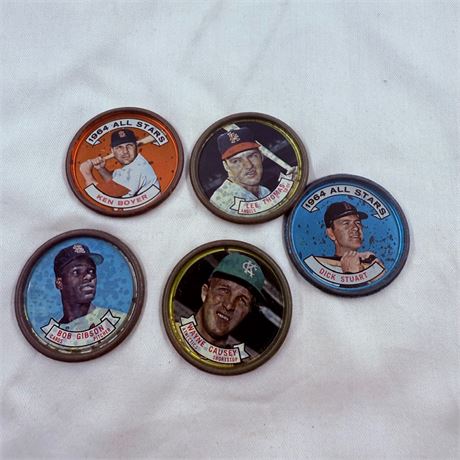 1964 Topps Baseball Coins Lot