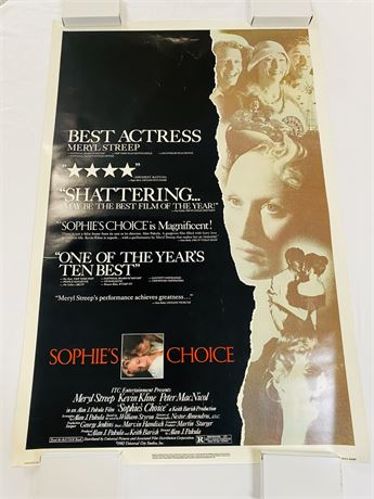 Sophie’s Choice Original 27x41 Movie Poster - Rolled