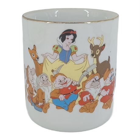 Vintage Walt Disney Productions Snow White & Seven Dwarfs Mug – Made in Japan