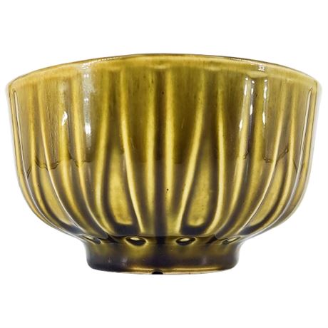 Mid-Century McCoy Pottery Avocado Green 518 Bowl