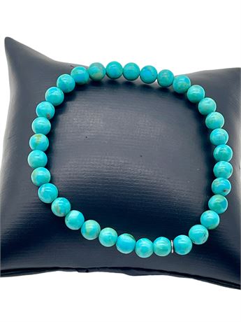 Polished Turquoise Bracelet