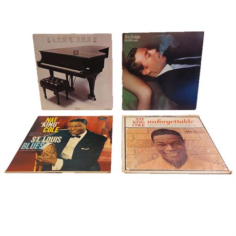Vintage Vinyl Classic Rock, Jazz, Blues & Oldies Record Lot, 12"